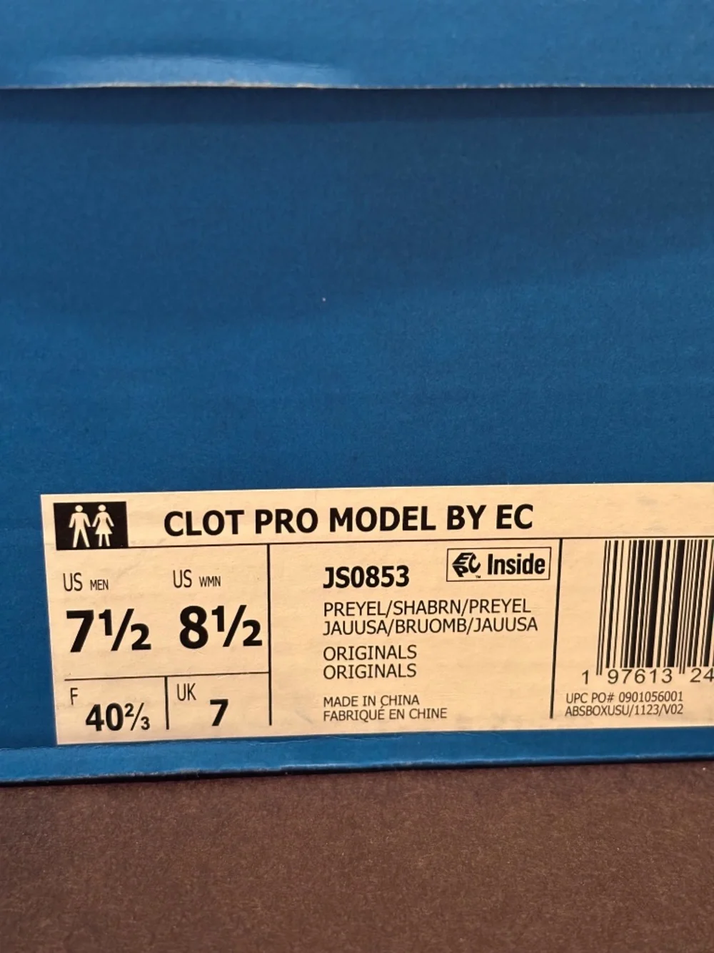 Adidas X CLOTH PRO MODEL Unisex Hiking Boots Women Size  8.5